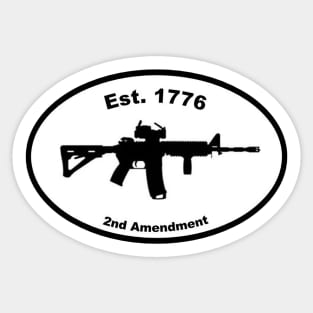 Est. 1776 - 2nd Amendment Sticker
